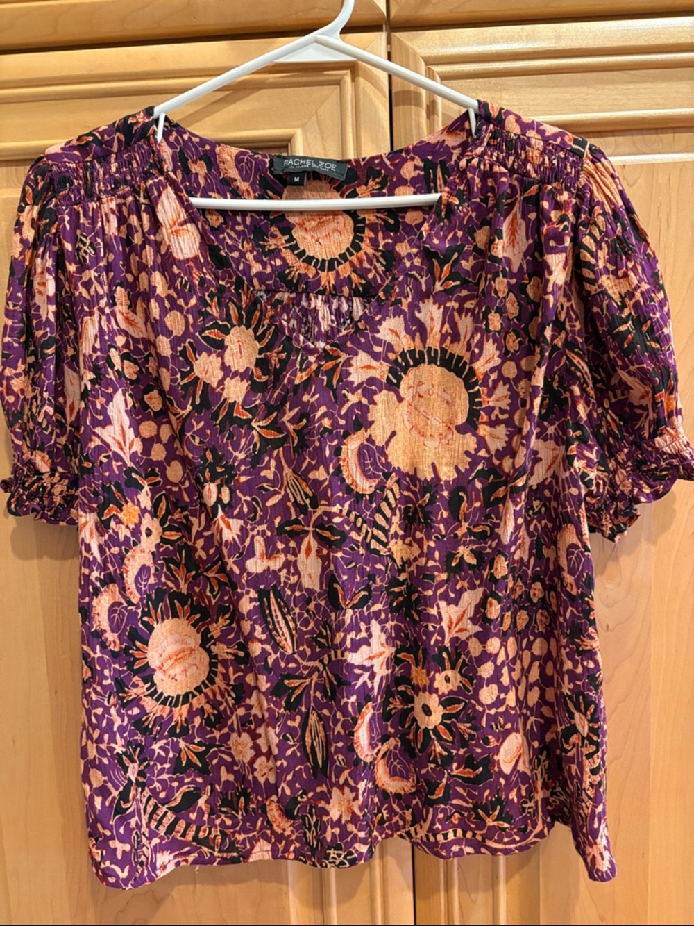 Rachel Zoe Floral Flowy Summer Top/Medium